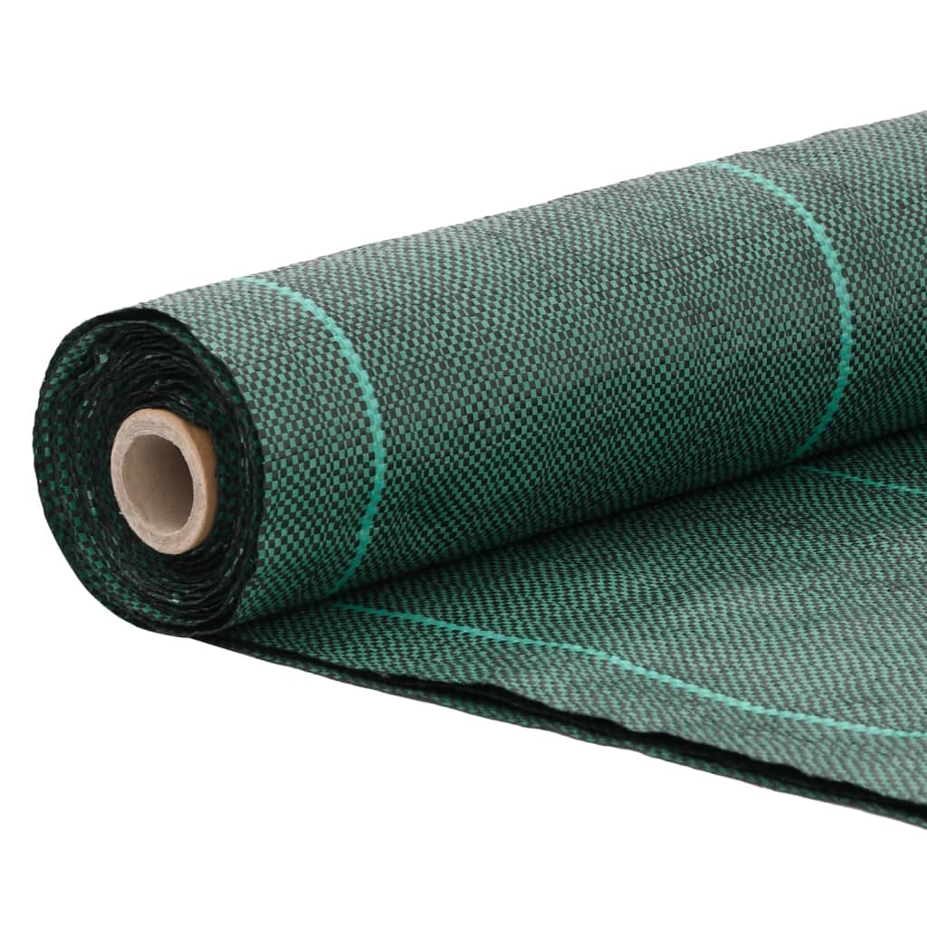 vidaXL Weed Membrane Green 4x50 m PP