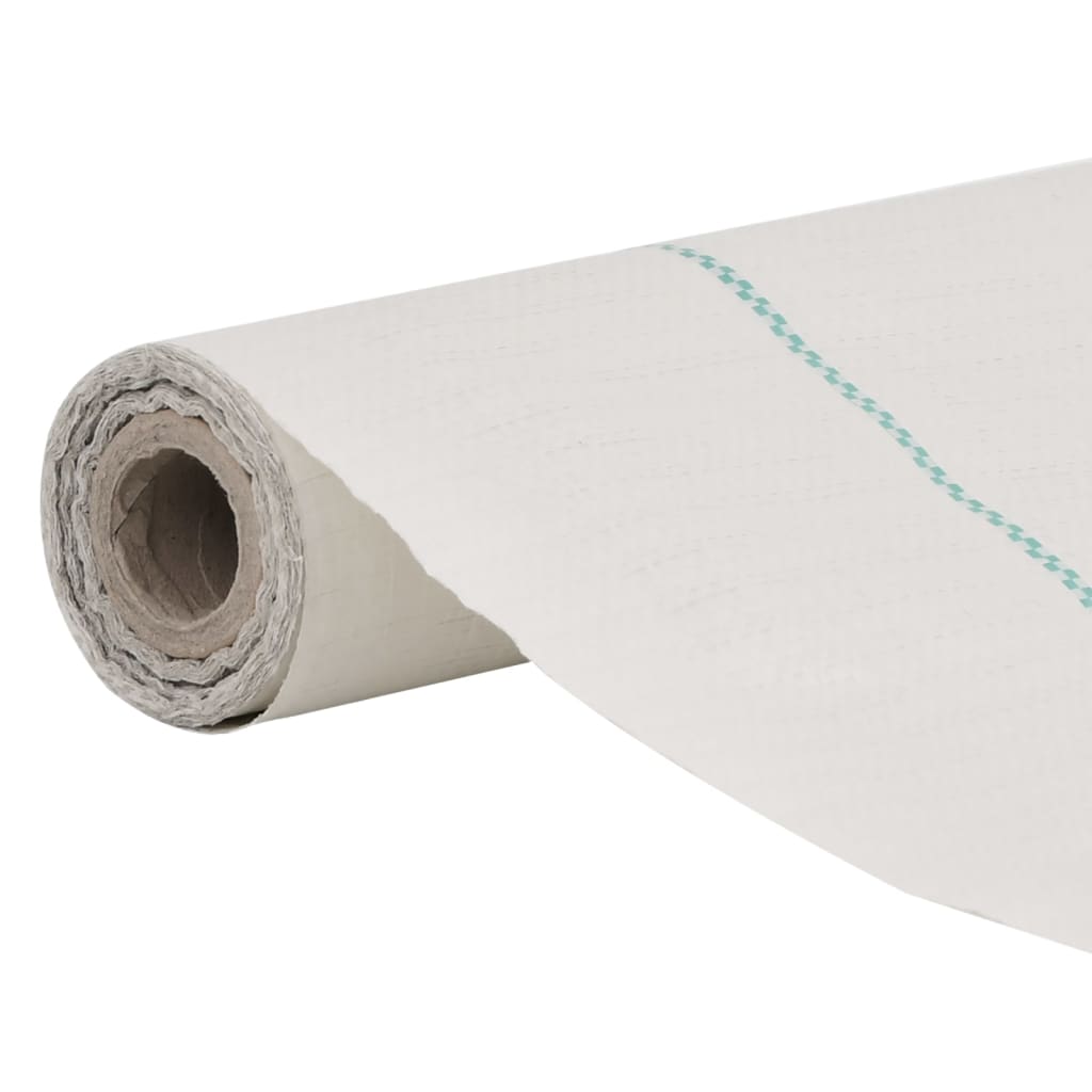 vidaXL Weed Membrane White 4x10 m PP