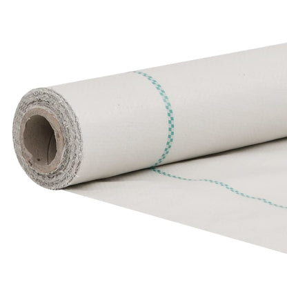 vidaXL Weed Membrane White 4x10 m PP