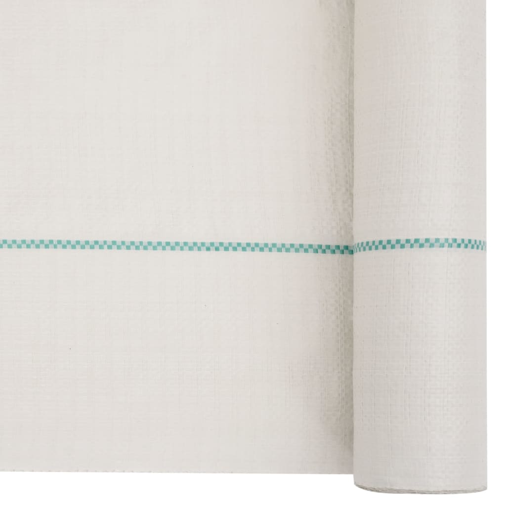 vidaXL Weed Membrane White 4x10 m PP