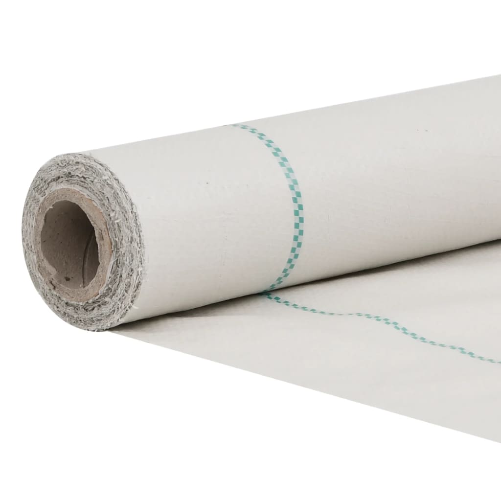 vidaXL Weed Membrane White 4x25 m PP