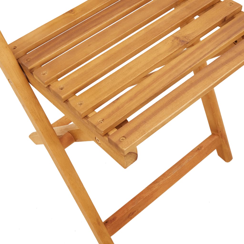vidaXL Folding Garden Chairs 8 pcs Grey Poly Rattan and Solid Wood