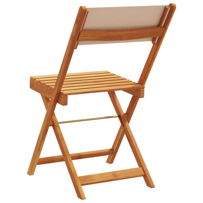 vidaXL Garden Chair |  Set of 4 | Taupe