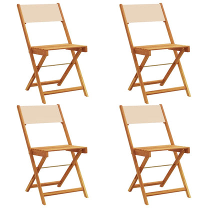 vidaXL Garden Chair | Set of 4 | Beige