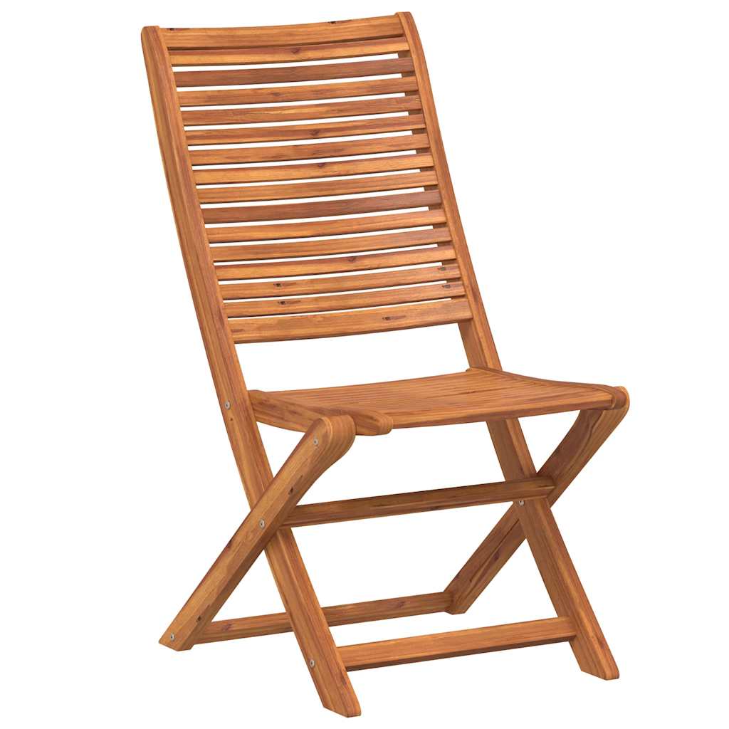 vidaXL Folding Garden Chairs 8 pcs 51x66x95 cm Solid Wood Acacia
