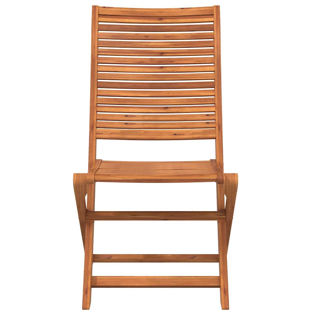vidaXL Folding Garden Chairs 8 pcs 51x66x95 cm Solid Wood Acacia