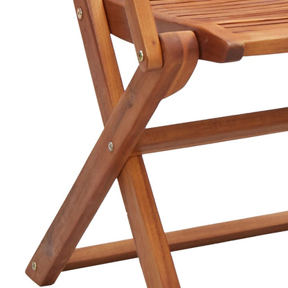 vidaXL Folding Garden Chairs 6 pcs 57x66x95 cm Solid Wood Acacia
