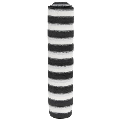 vidaXL Privacy Net Anthracite and White 1,5x50 m HDPE 75 g/m²