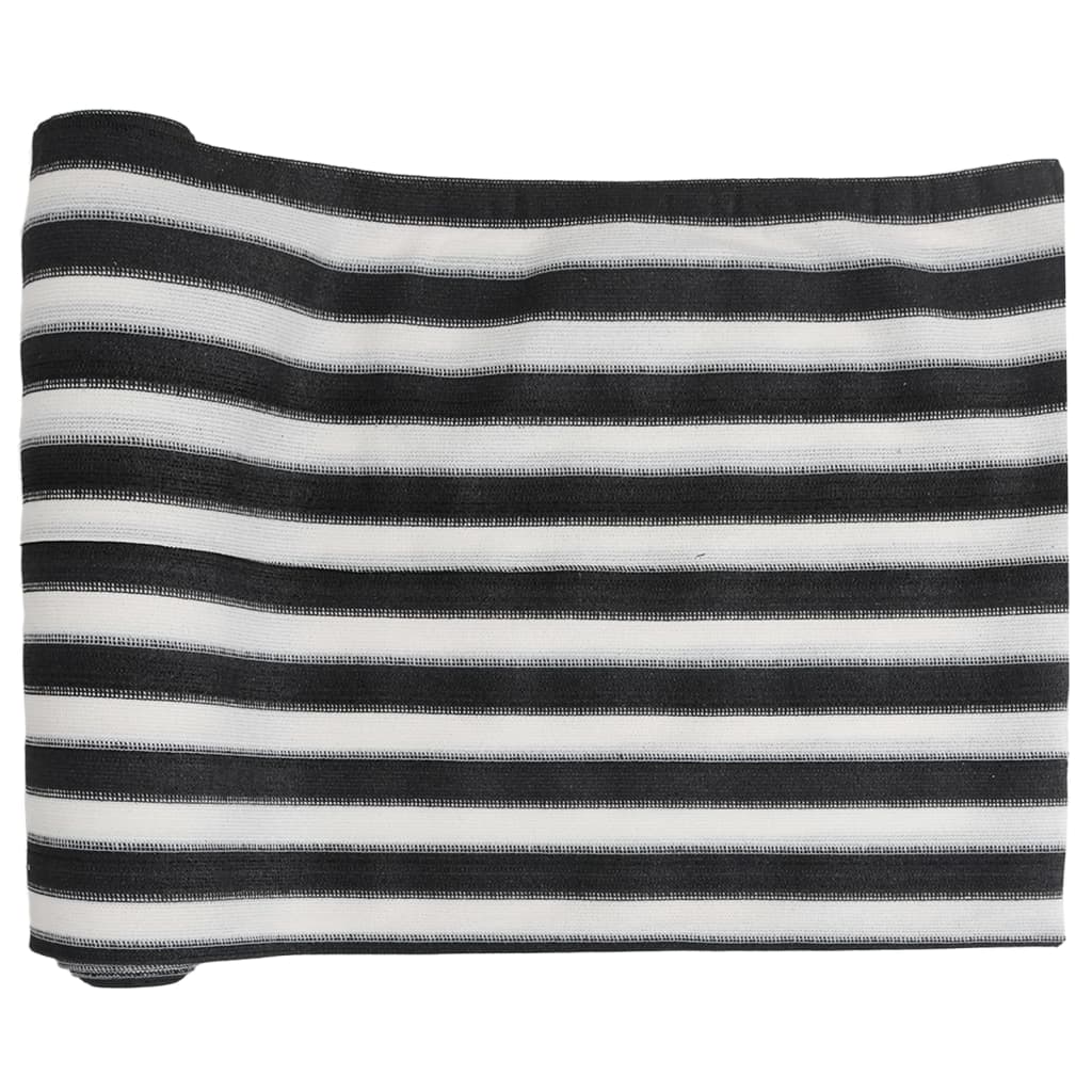 vidaXL Privacy Net Anthracite and White 1x10 m HDPE 150 g/m²