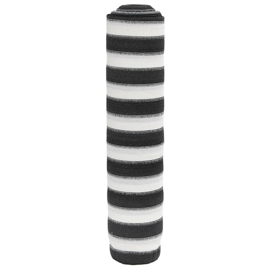 vidaXL Privacy Net Anthracite and White 1.5x10 m HDPE 150 g/m²