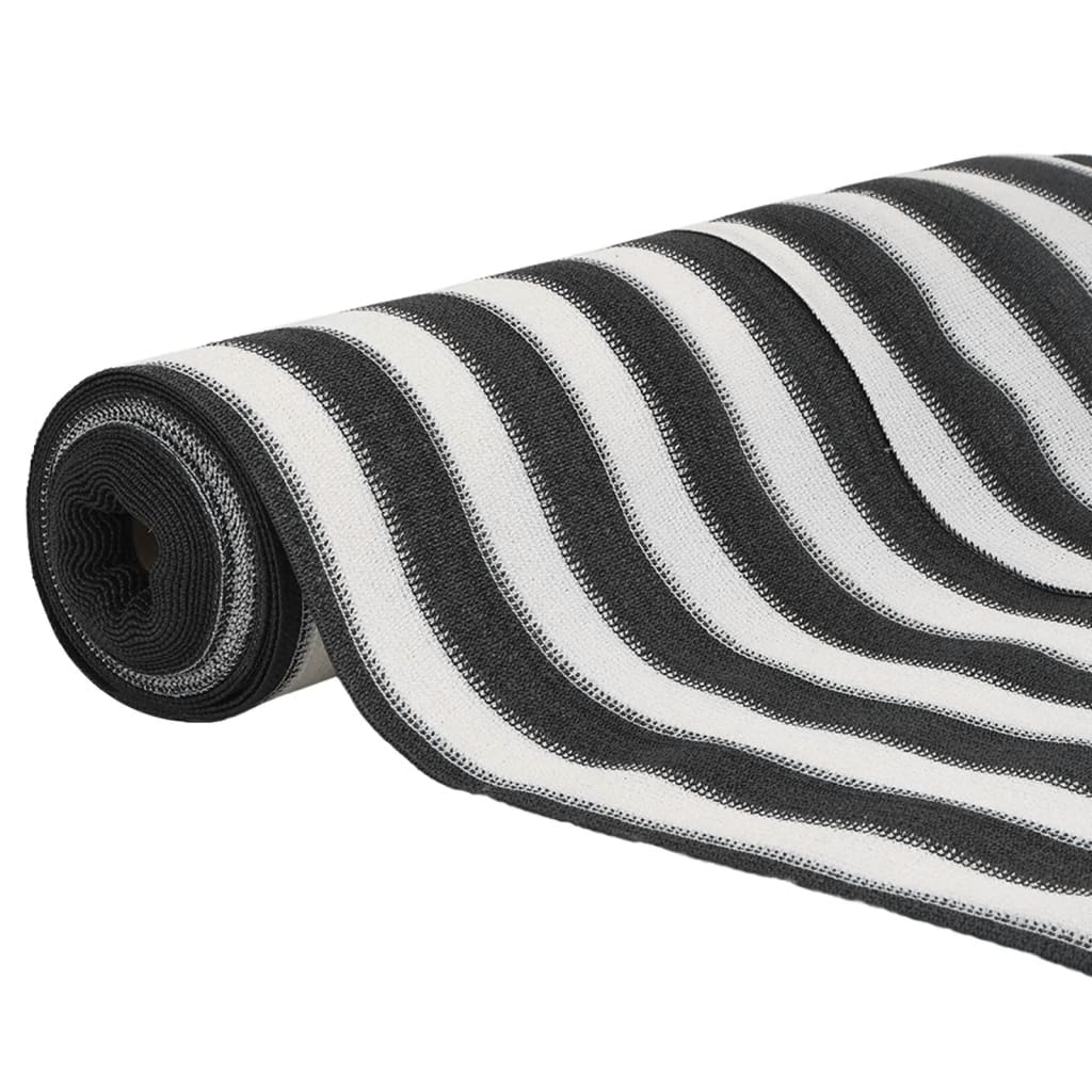 vidaXL Privacy Net Anthracite and White 1.5x10 m HDPE 150 g/m²