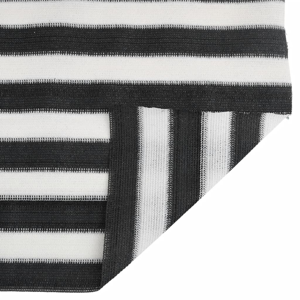 vidaXL Privacy Net Anthracite and White 1.5x25 m HDPE 150 g/m²