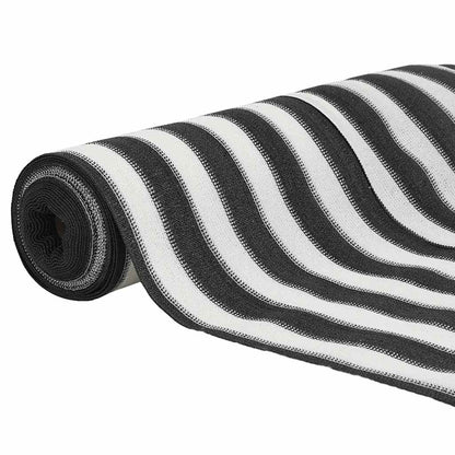 vidaXL Privacy Net Anthracite and White 2x25 m HDPE 150 g/m²
