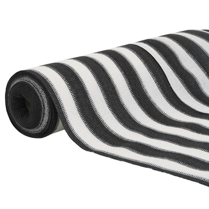 vidaXL Privacy Net Anthracite and White 1x10 m HDPE 195 g/m²