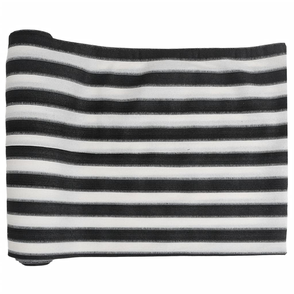 vidaXL Privacy Net Anthracite and White 1.8x50 m HDPE 195 g/m²