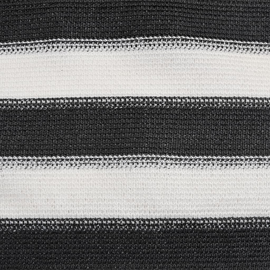vidaXL Privacy Net Anthracite and White 2x50 m HDPE 195 g/m²