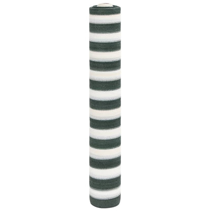 vidaXL Privacy Net Green and White 1,8x50 m HDPE 75 g/m²