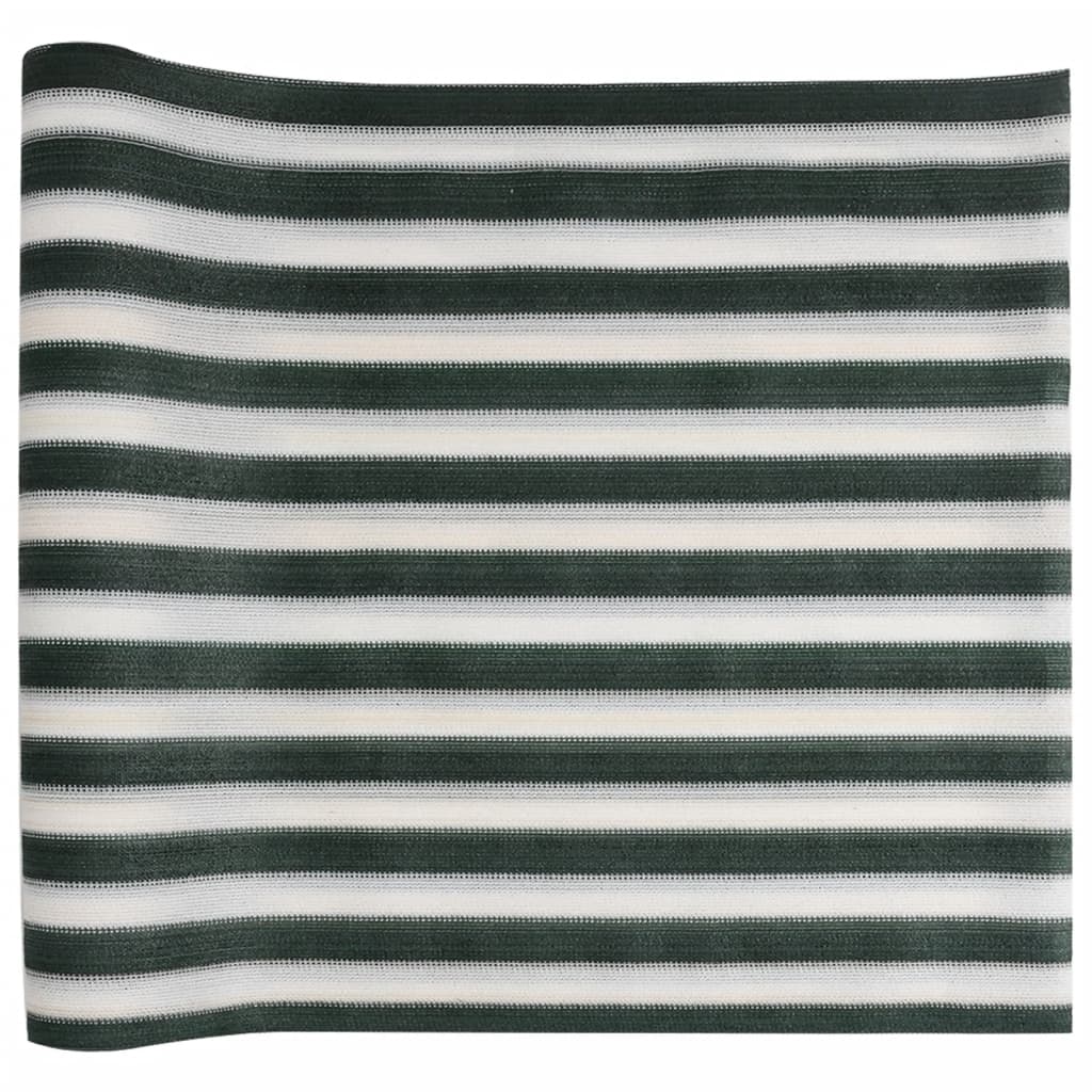 vidaXL Privacy Net Green and White 1,5x25 m HDPE 150 g/m²