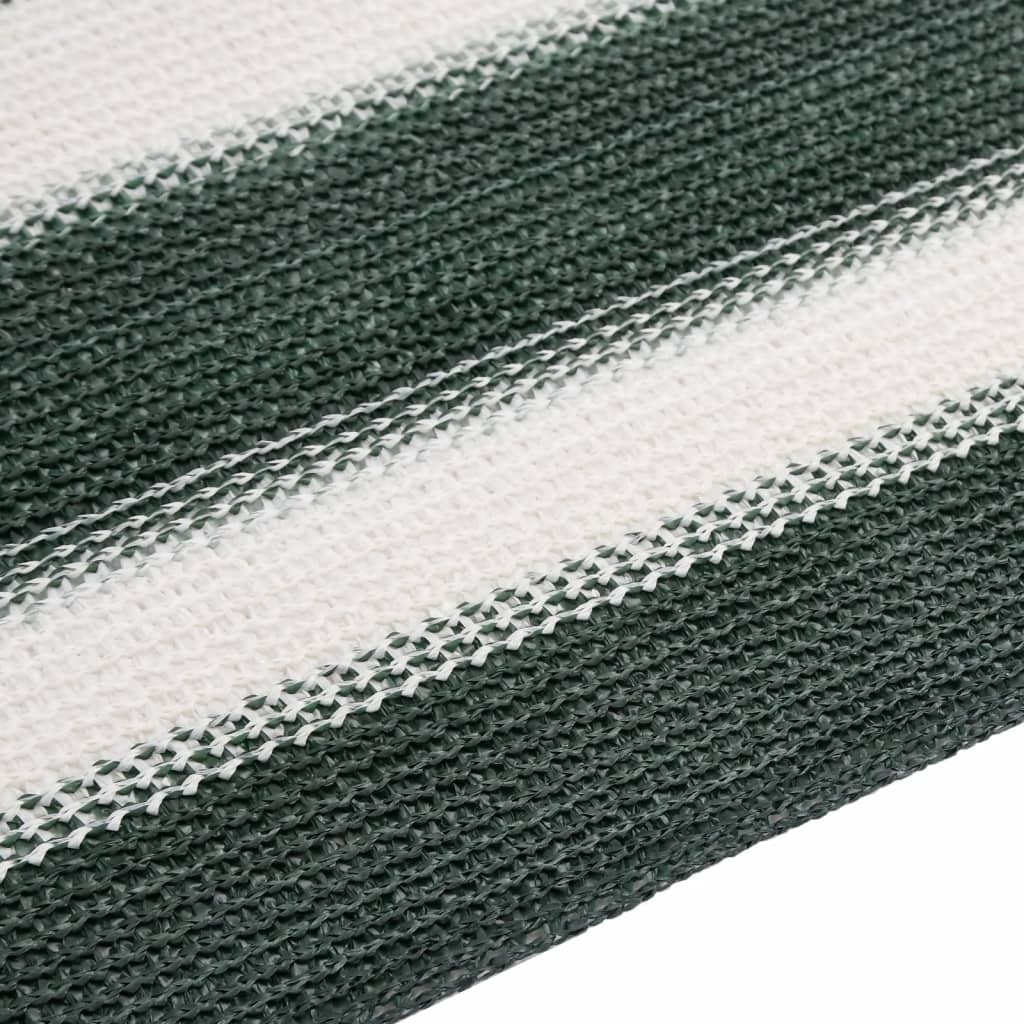 vidaXL Privacy Net Green and White 1,5x25 m HDPE 150 g/m²