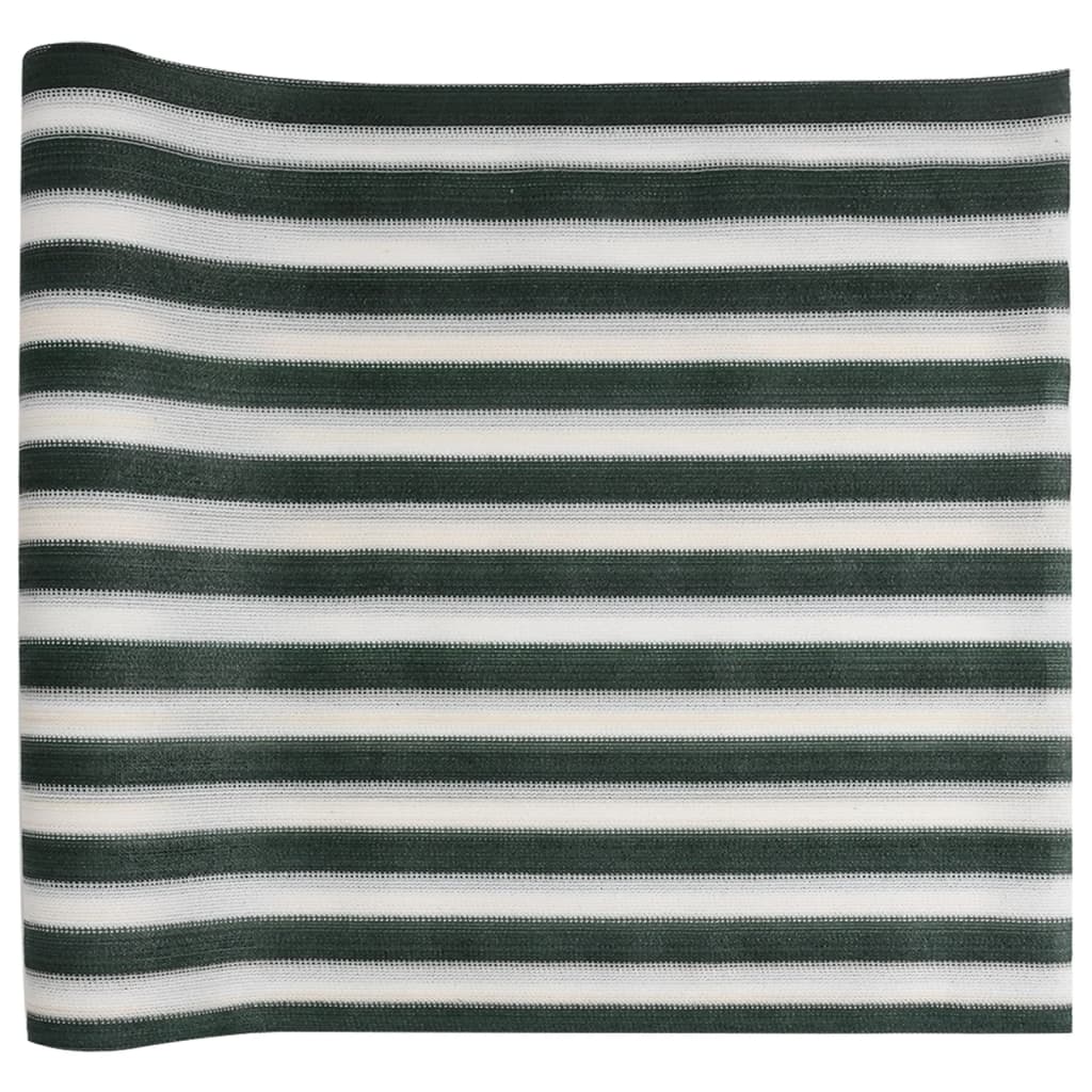 vidaXL Privacy Net Green and White 1,5x10 m HDPE 195 g/m²