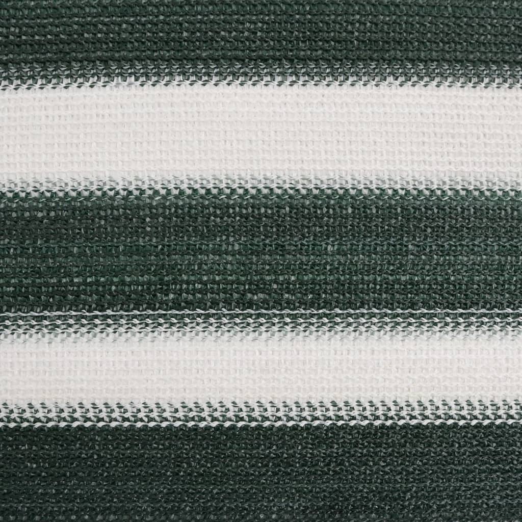 vidaXL Privacy Net Green and White 1,5x10 m HDPE 195 g/m²