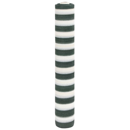 vidaXL Privacy Net Green and White 1,5x25 m HDPE 195 g/m²