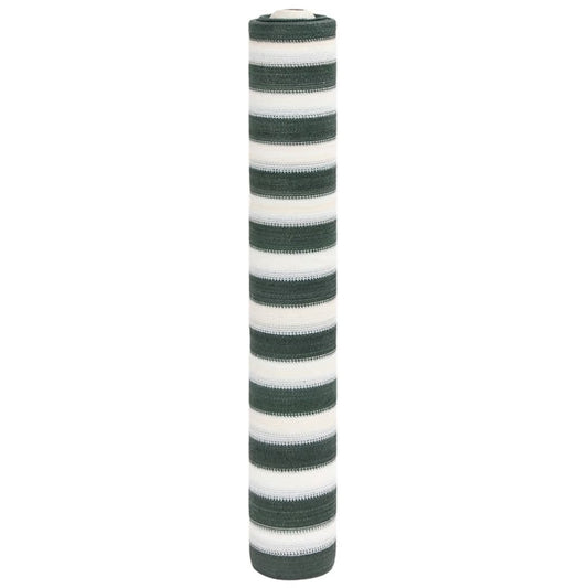vidaXL Privacy Net Green and White 1,5x25 m HDPE 195 g/m²