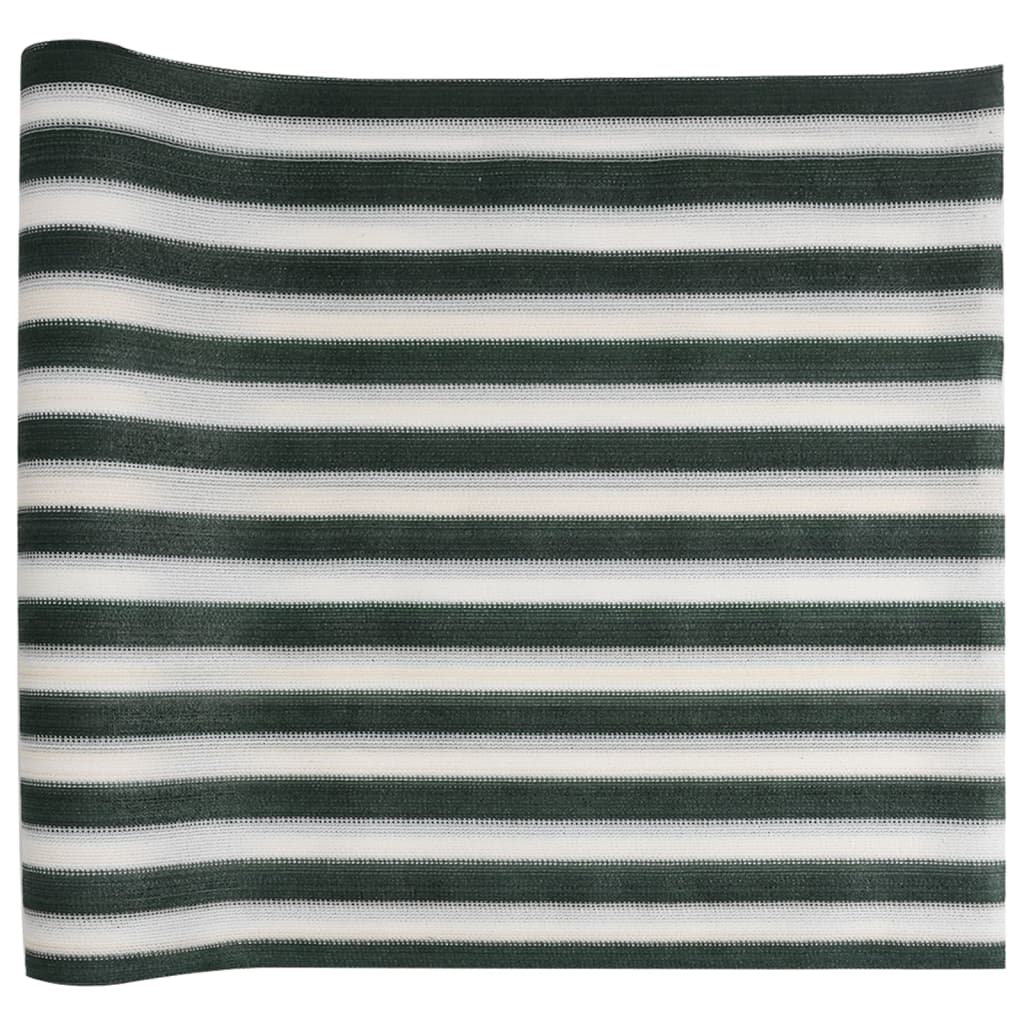 vidaXL Privacy Net Green and White 1,5x25 m HDPE 195 g/m²