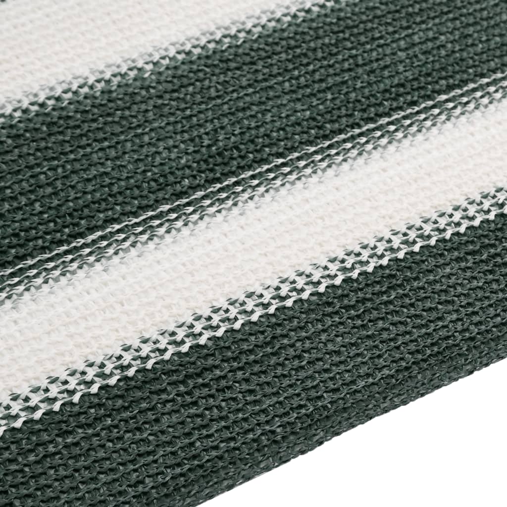 vidaXL Privacy Net Green and White 1,5x25 m HDPE 195 g/m²