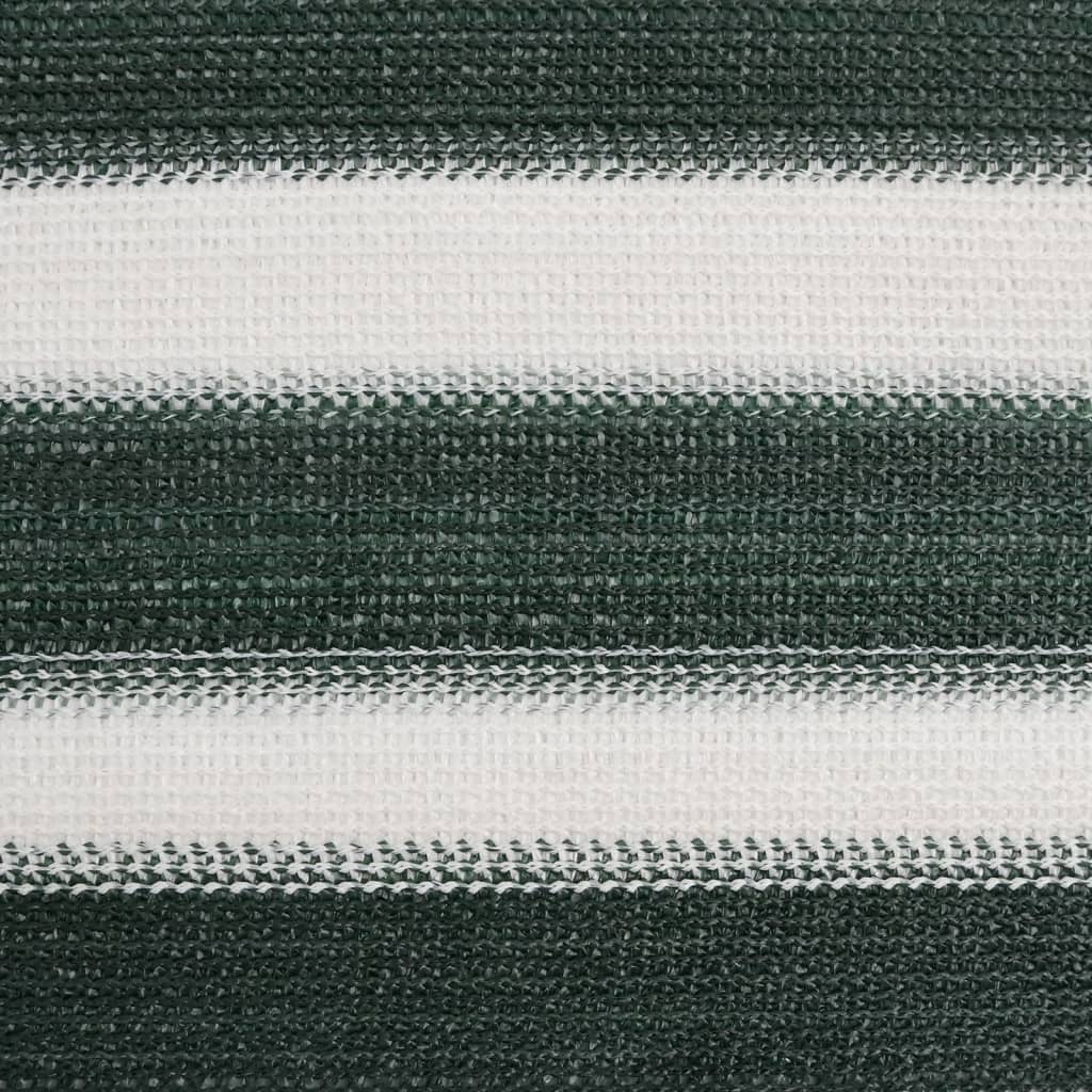 vidaXL Privacy Net Green and White 2x10 m HDPE 195 g/m²