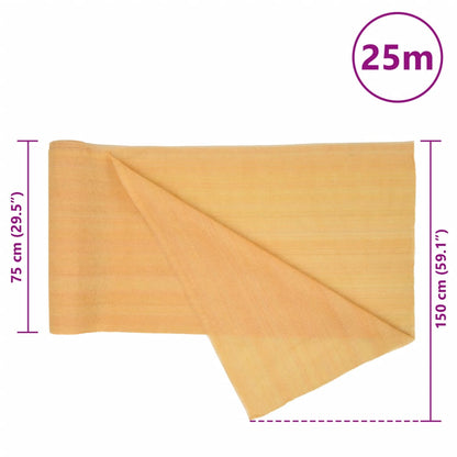 vidaXL Privacy Net Sand 1,5x25 m HDPE 150 g/m²