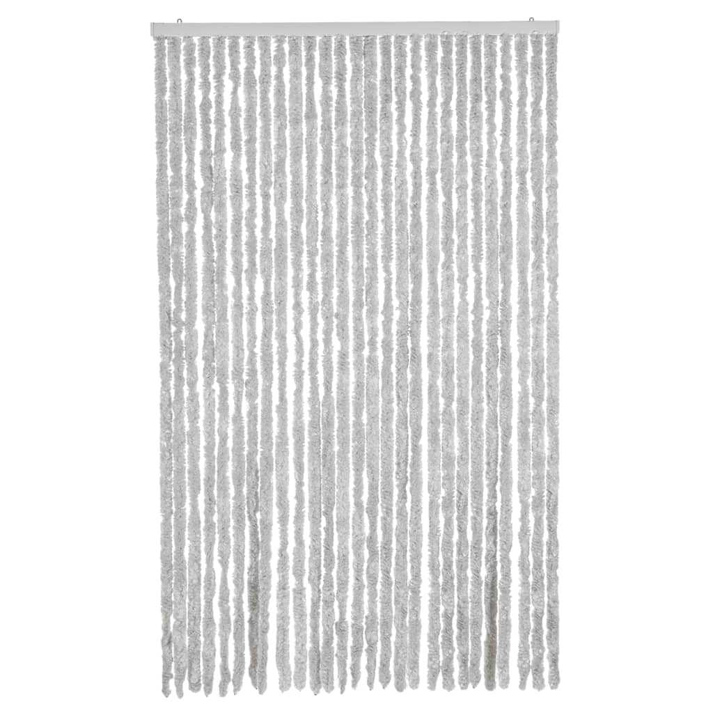 vidaXL Fly Curtain Grey 118x220 cm Chenille
