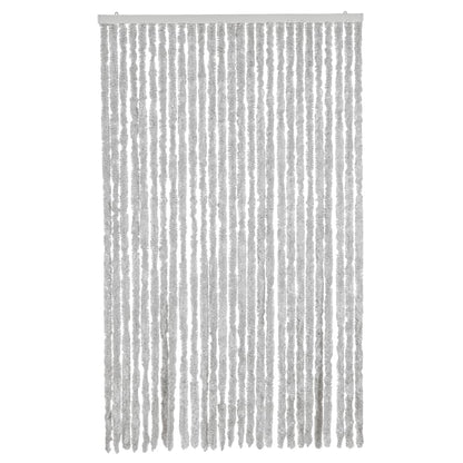 vidaXL Fly Curtain Grey 118x220 cm Chenille