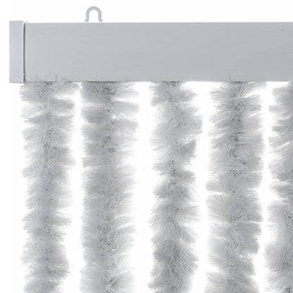 vidaXL Fly Curtain Grey 118x220 cm Chenille