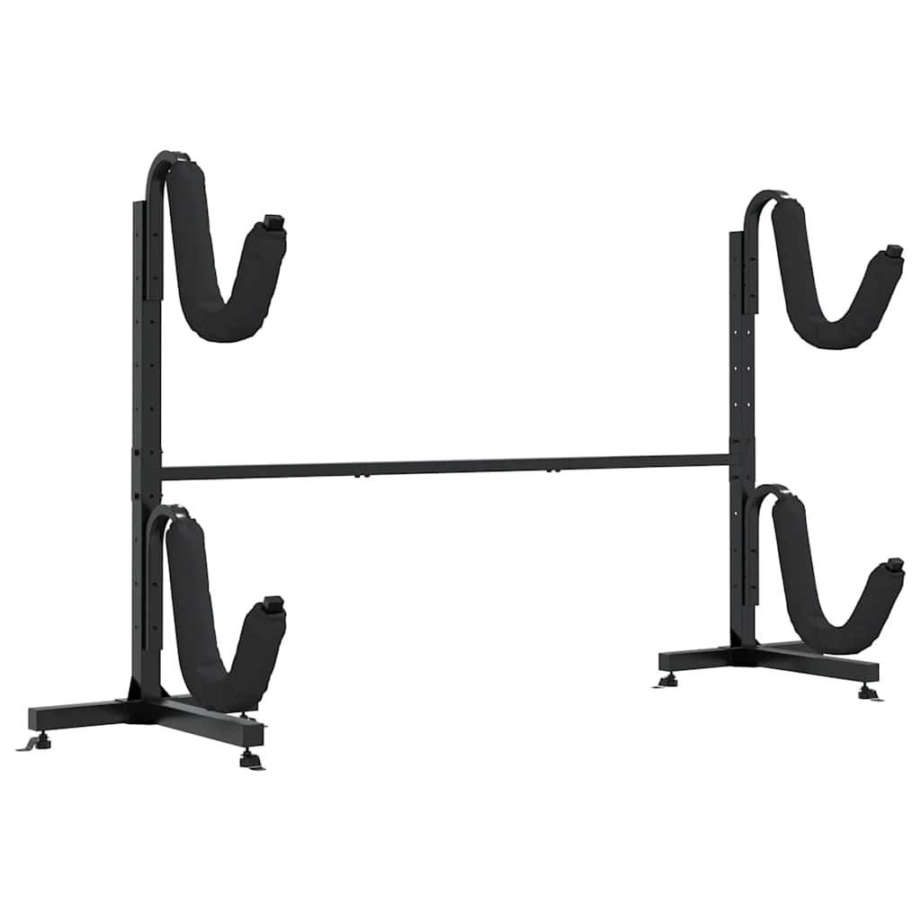 vidaXL Kayak Storage Rack for 2 Kayak 250x57x127,5 cm Steel