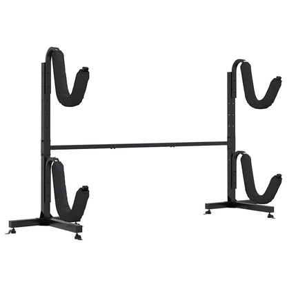 vidaXL Kayak Storage Rack for 2 Kayak 250x57x127,5 cm Steel