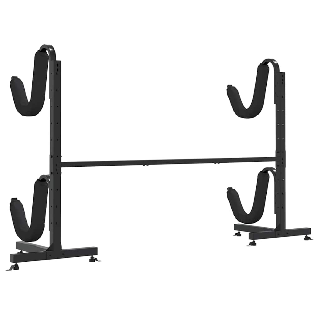 vidaXL Kayak Storage Rack for 2 Kayak 250x57x127,5 cm Steel