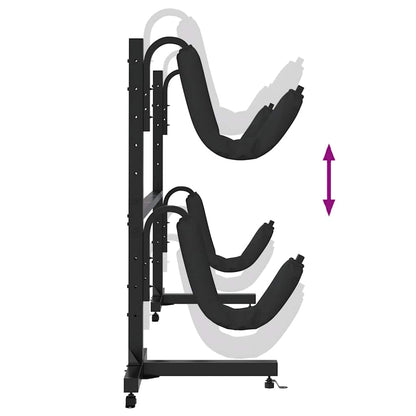 vidaXL Kayak Storage Rack for 2 Kayak 250x57x127,5 cm Steel