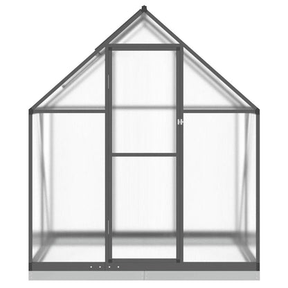 vidaXL Greenhouse with Base Frame Anthracite 169x114x202 cm Aluminium