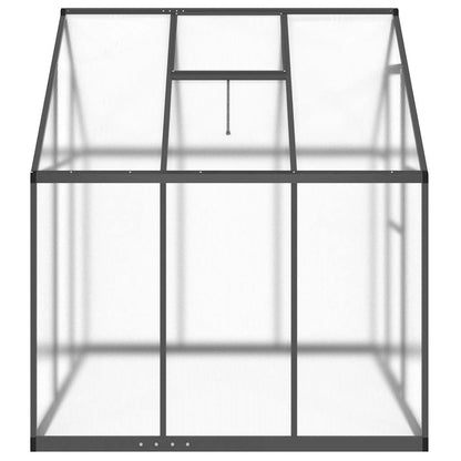 vidaXL Greenhouse with Base Frame Anthracite 169x169x195 cm Aluminium