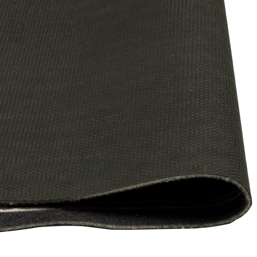 vidaXL Kitchen Rug Washable Coffee Text 60x180 cm Velvet