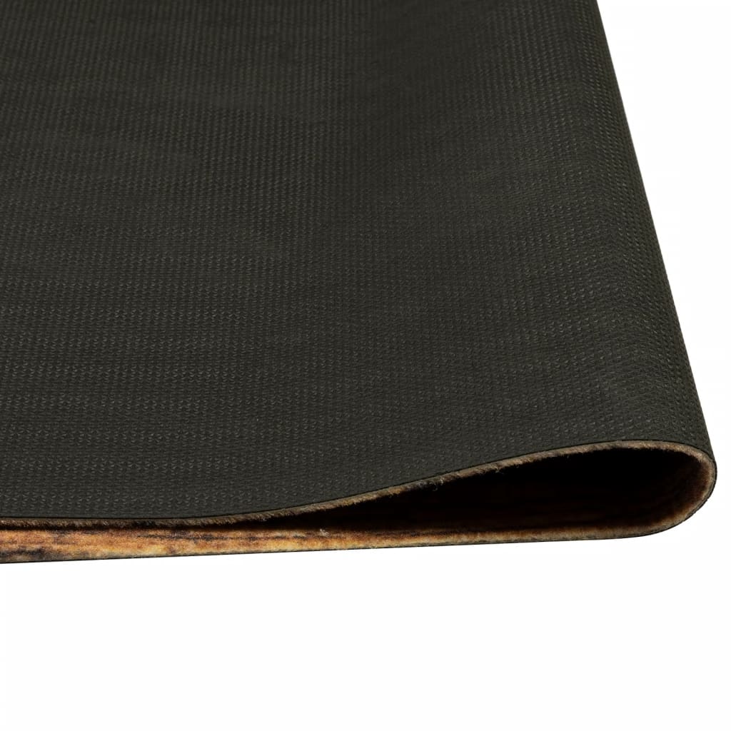 vidaXL Kitchen Rug Washable Spices 45x150 cm Velvet