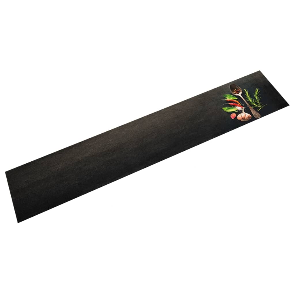 vidaXL Kitchen Rug Washable Spices 60x300 cm Velvet