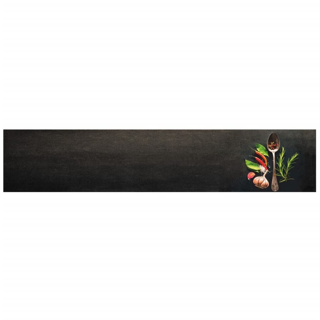 vidaXL Kitchen Rug Washable Spices 60x300 cm Velvet