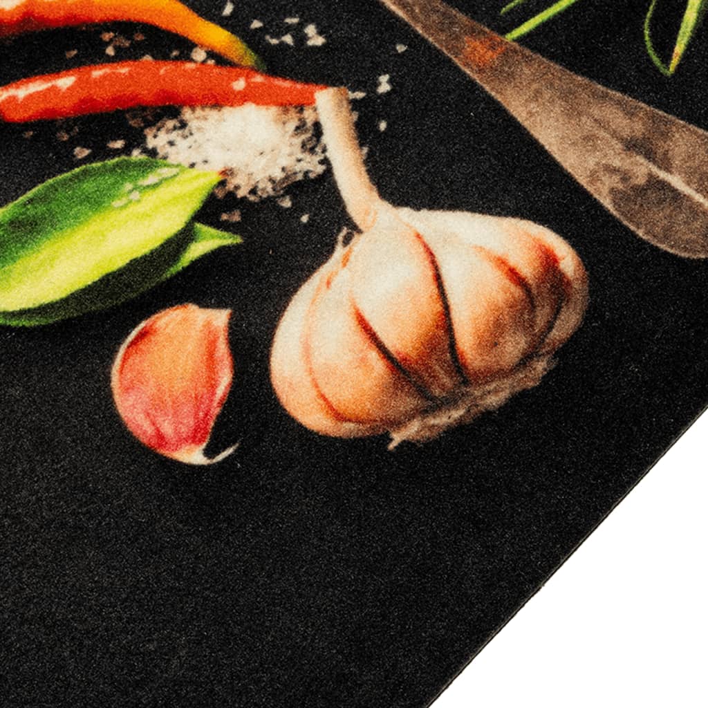 vidaXL Kitchen Rug Washable Spices 60x300 cm Velvet