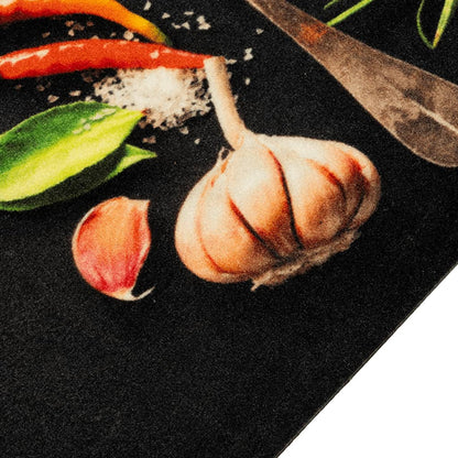 vidaXL Kitchen Rug Washable Spices 60x300 cm Velvet