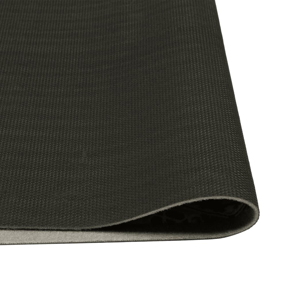 vidaXL Kitchen Rug Washable Hexagon Pastel 45x150 cm Velvet