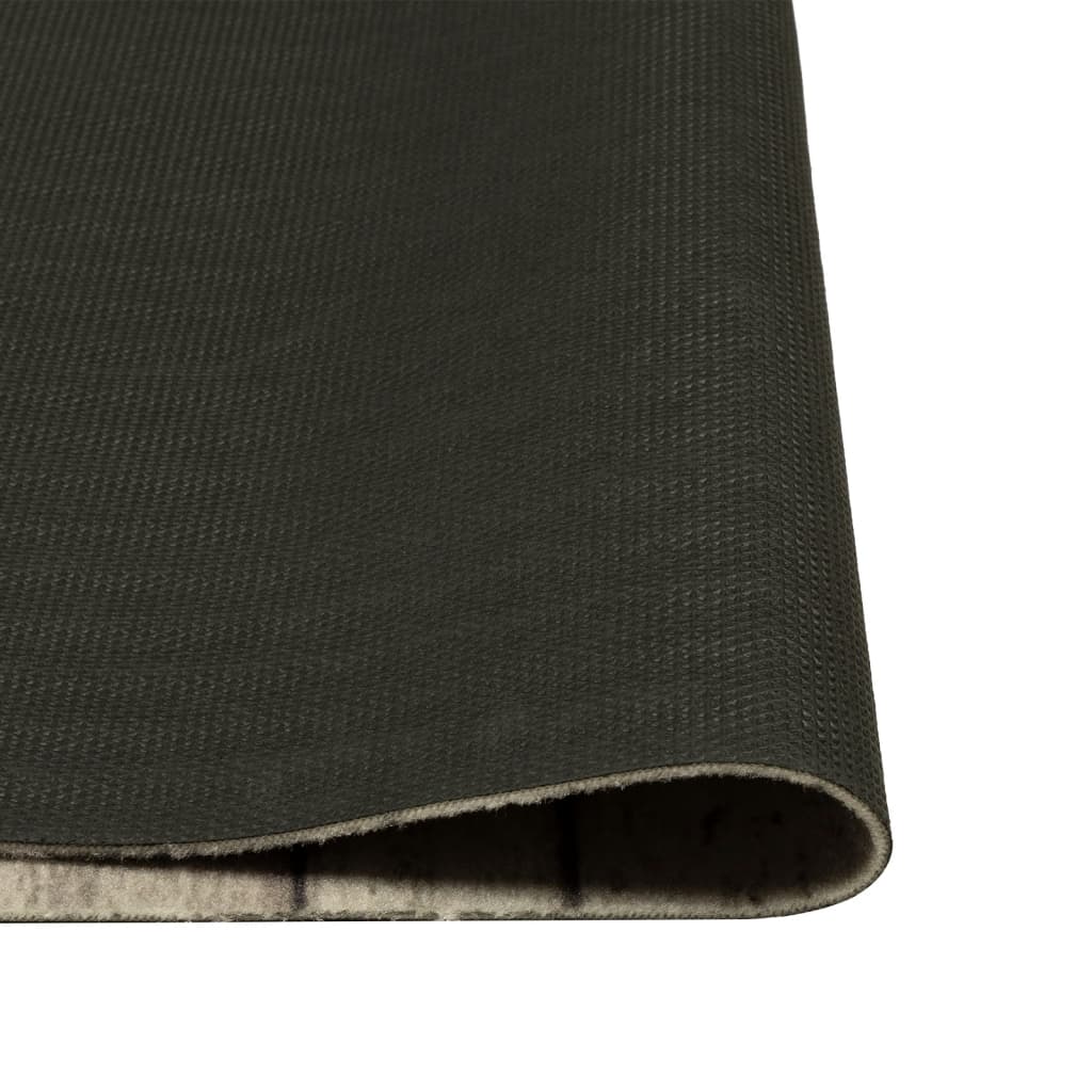 vidaXL Kitchen Rug Washable Fence 60x180 cm Velvet