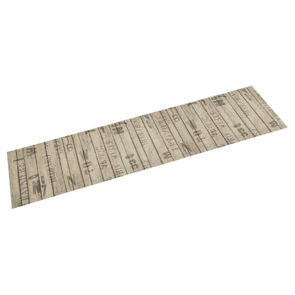 vidaXL Kitchen Rug Washable Fence 60x300 cm Velvet