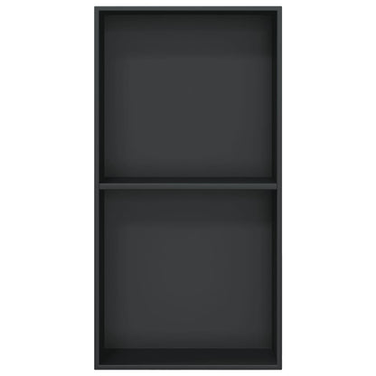 vidaXL Shower Niche Matt Black 32x62x9 cm Stainless Steel